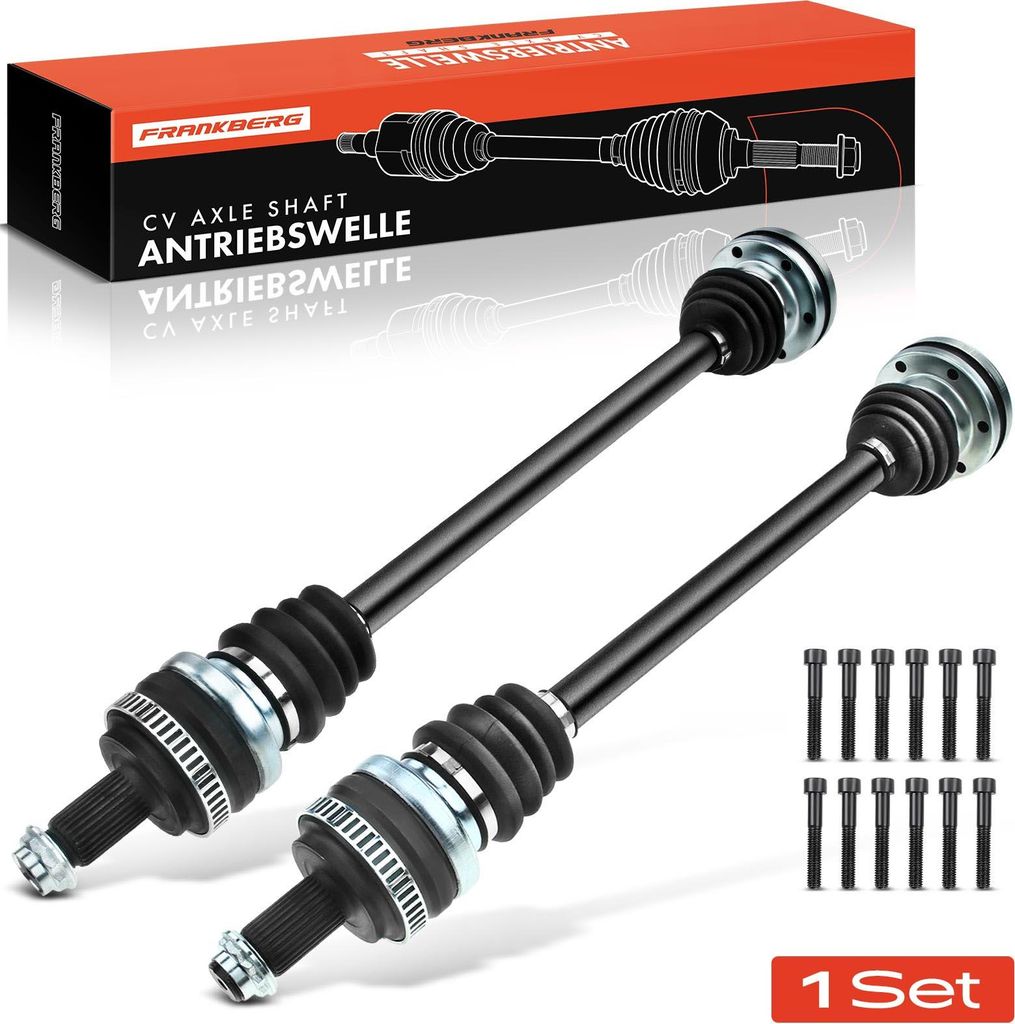 Frankberg 2x Antriebswelle Vorderachse und Hinterachse für BMW 3er E90 E91 E92 1er E81 E87 E88 2004-2013