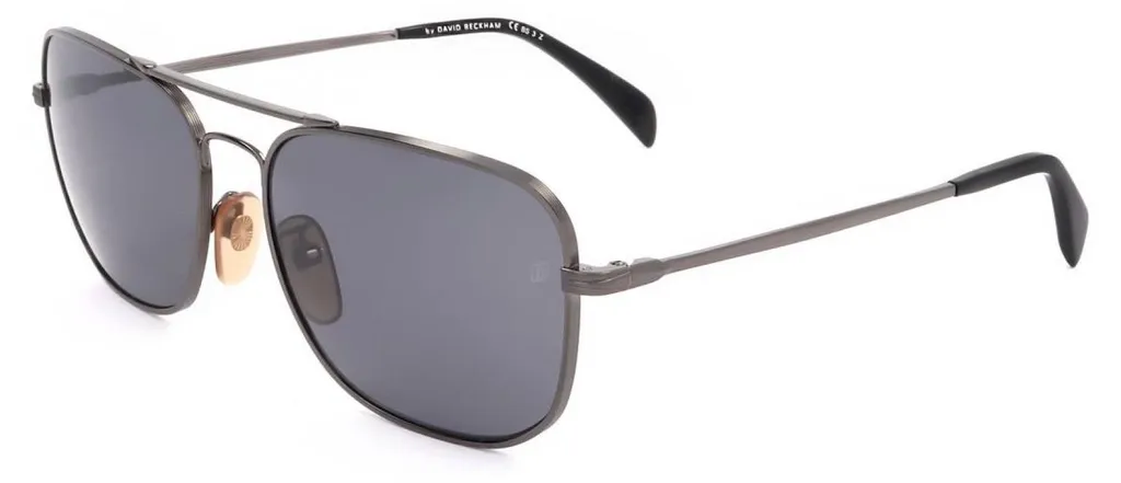 Lunettes de soleil Aviateur David Beckham DB 1093/S Gris Métal 59