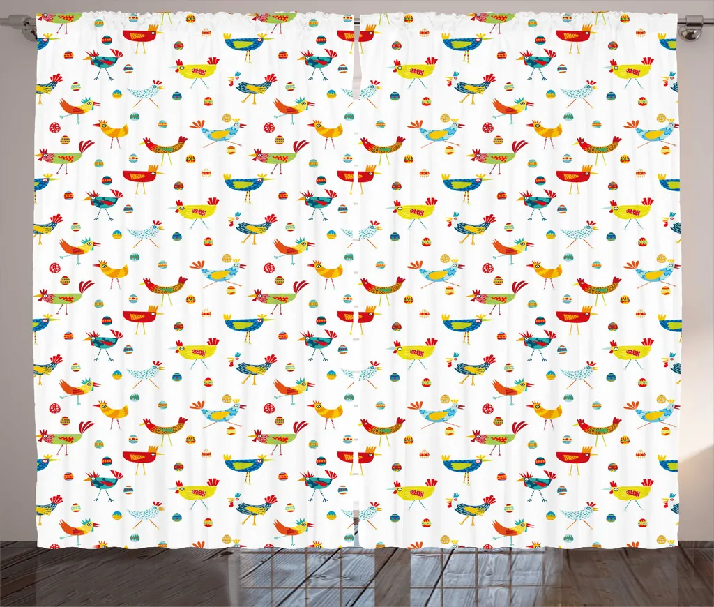 Tenda Rustica Vivace ABAKUHAUS 280x245 | Stampa 3D Galline e Uova