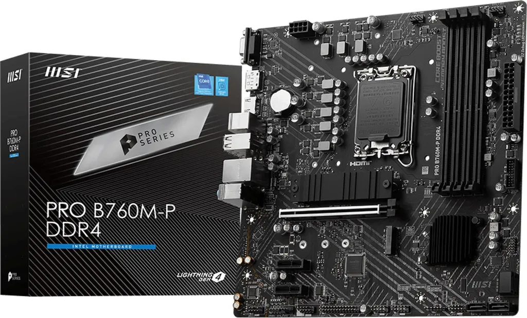 Recensione e Prezzo MSI PRO B760M-P DDR4 - Scheda Madre Micro-ATX Intel