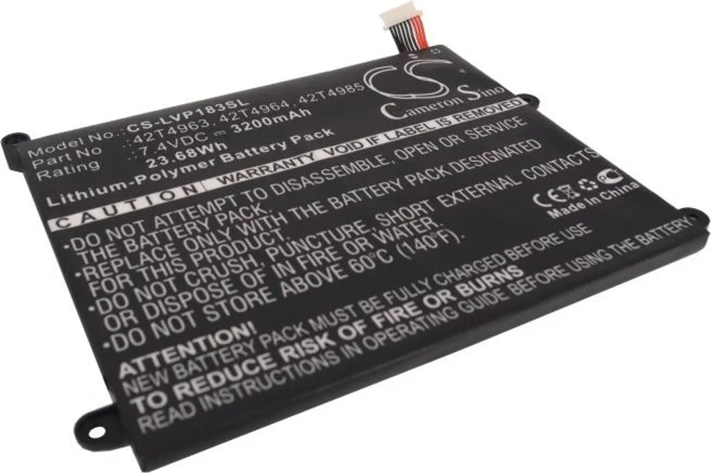 TECHTEK Batteria compatibile con [Lenovo] ThinkPad 1838, ThinkPad 1838 10.1, ThinkPad 1838-22U, ThinkPad 1838-25U sostituisce 42T4963, per 42T4964, p