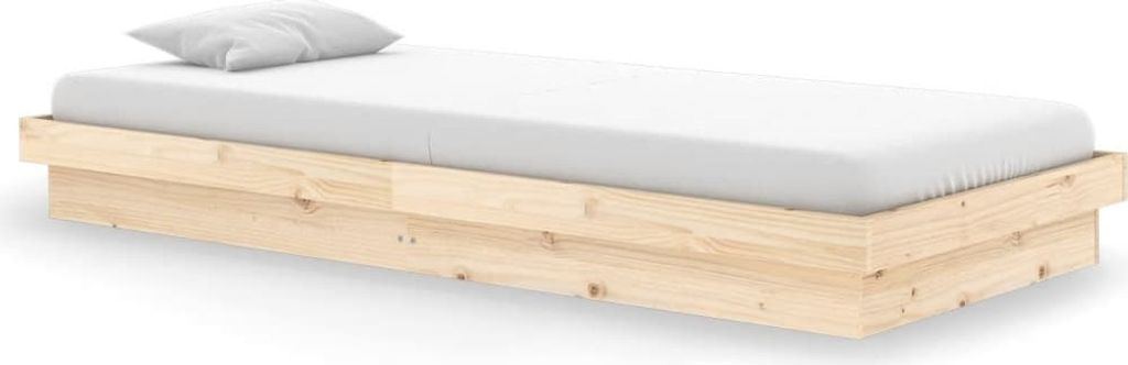 Massivholzbett 90x200 cm