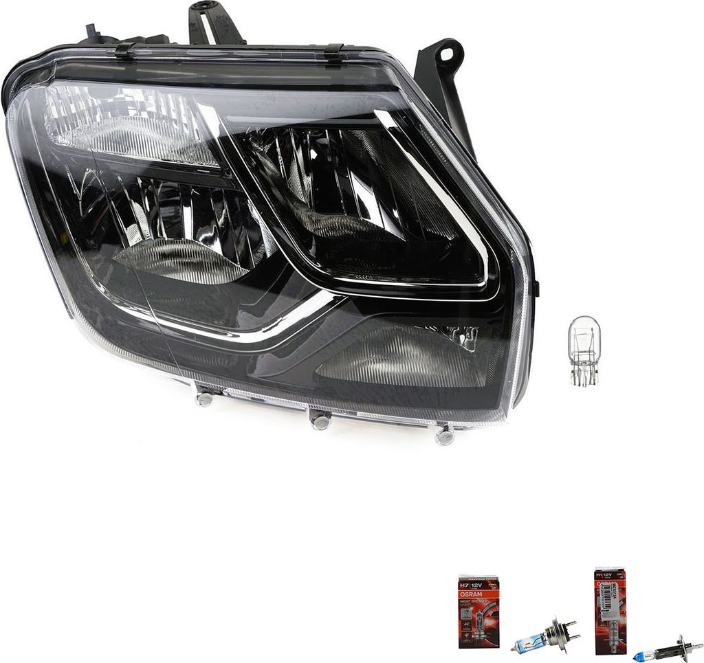 Johns, Scheinwerfer rechts Osram Night Breaker Laser passend für Dacia Duster m Blinker 260100156R 260107307R
