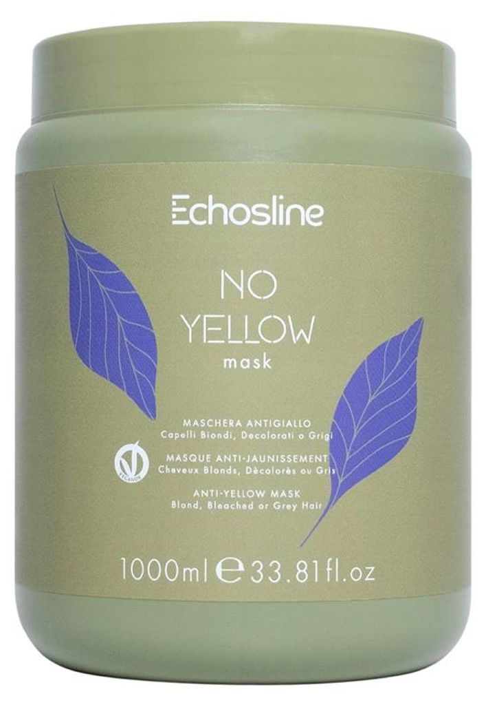 Echosline No Yellow maschera per capelli biondi 1000 ml Immagine del prodotto 