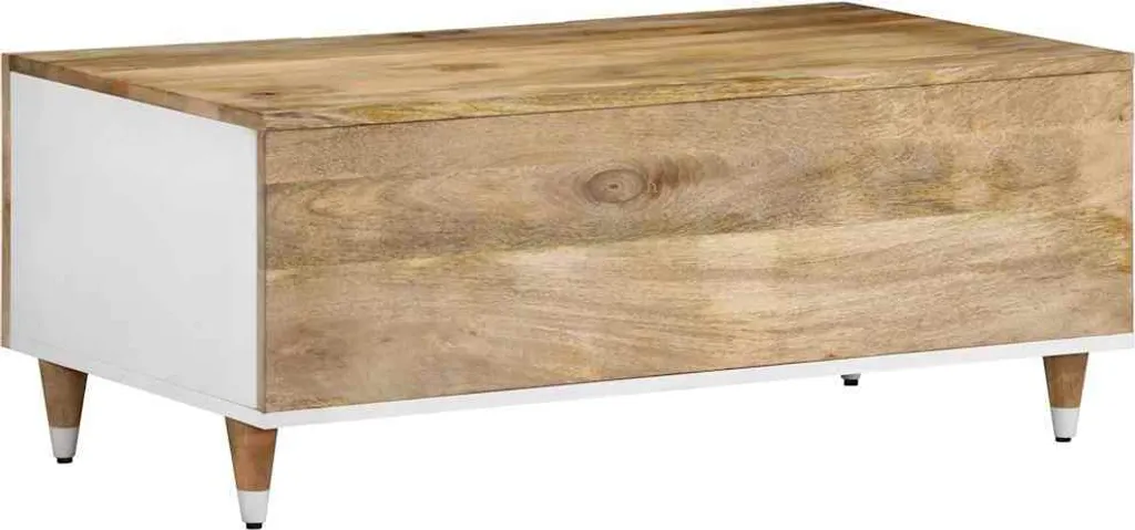 Tavolino durevole 100x54x40 cm in legno massiccio di mango - Tavolini Octo1379568 1parte - 5