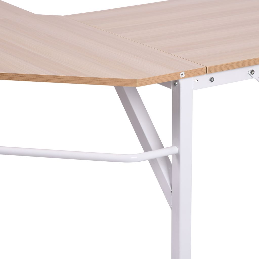 HOMCOM Computertisch Schreibtisch L-Form Arbeitstisch Produktbild 10