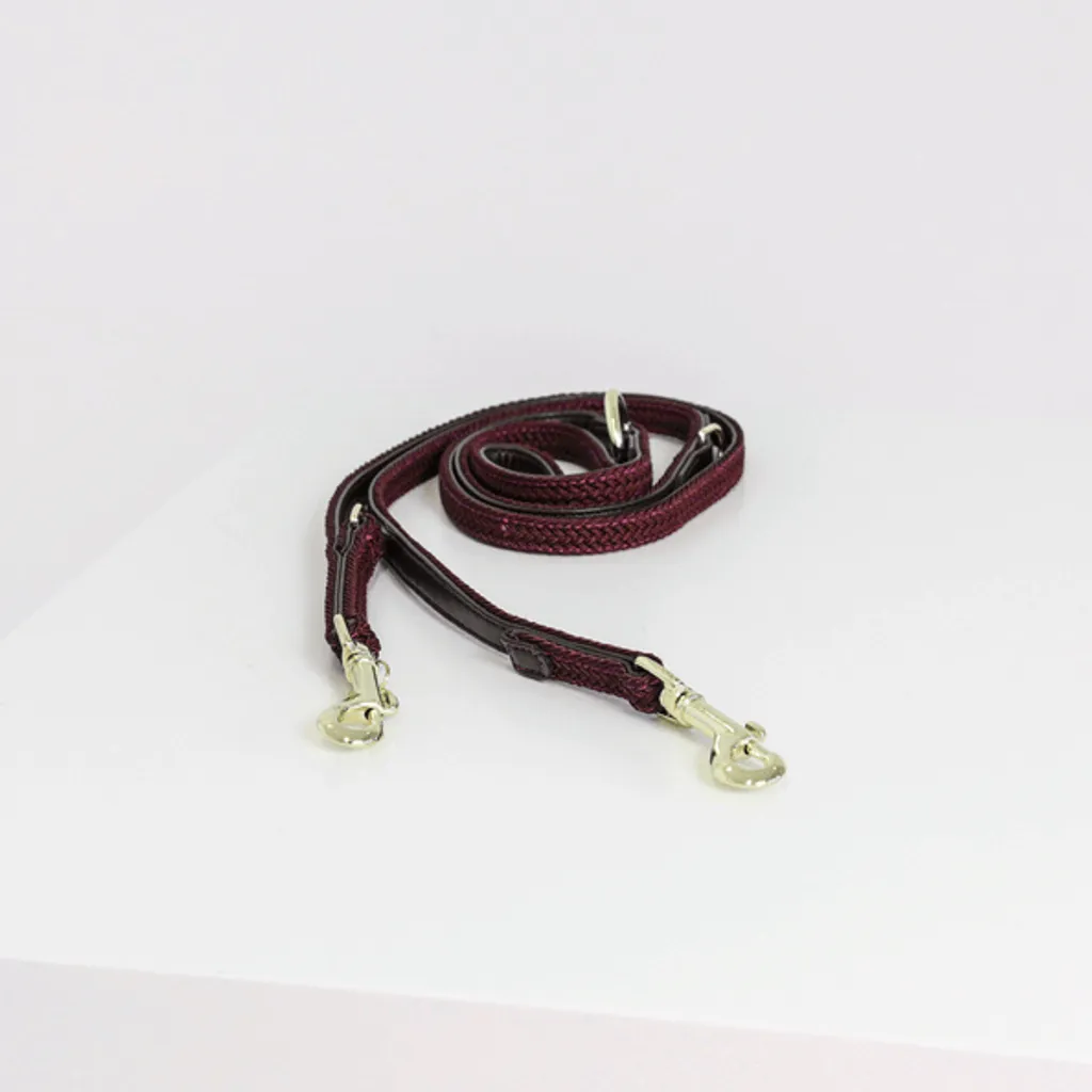 Laisse de promenade 2m pour grand chien Kentucky Dogwear Bordeaux L