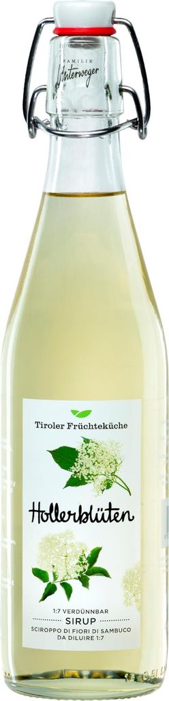 Sirup Hollerblüten weiß 500ml von Unterweger Konfitüren UWE