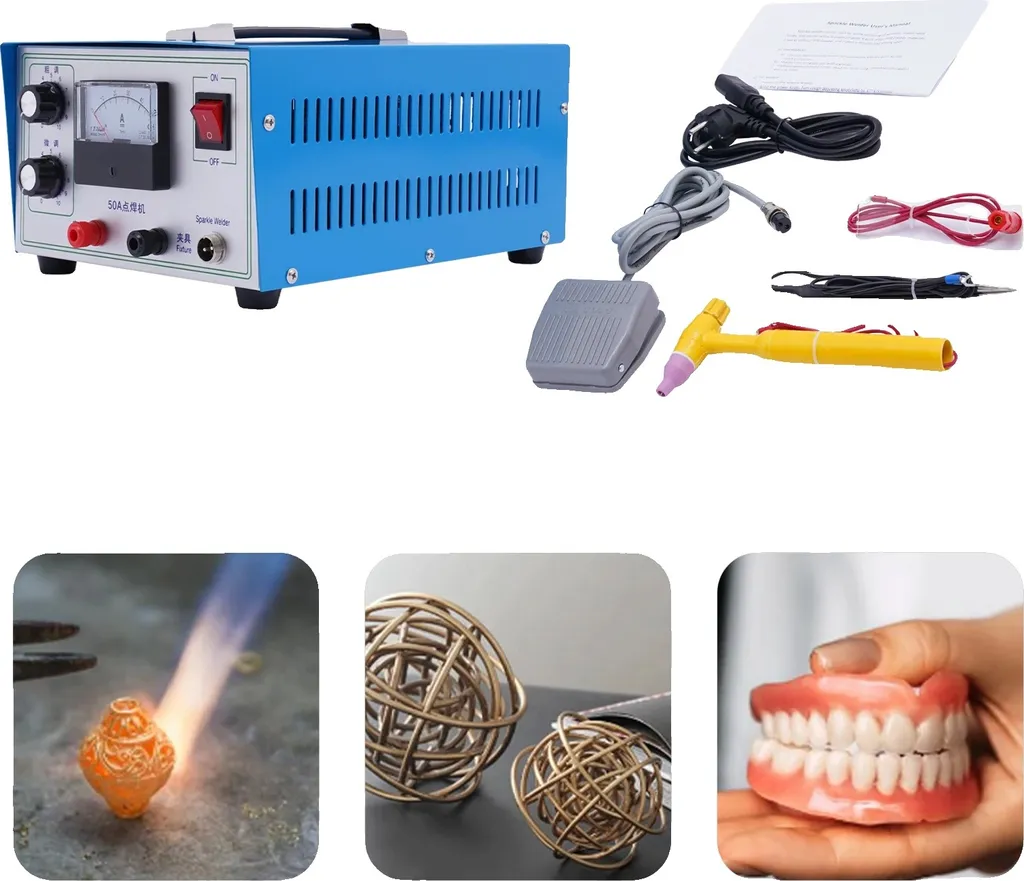 Souder des bijoux sans flamme avec la soudeuse points 500W portable