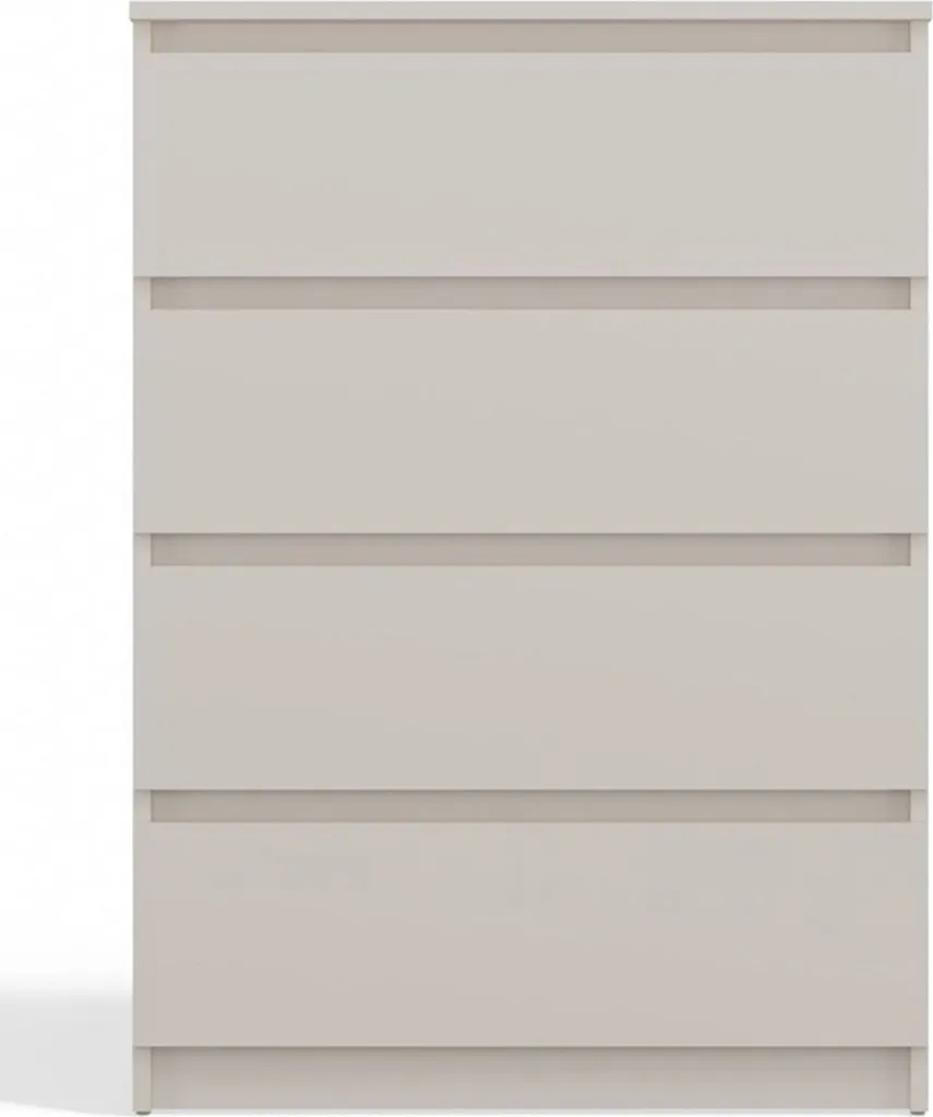 Commode compacte 70 cm greige Malwa - Rangez tout sans encombrer