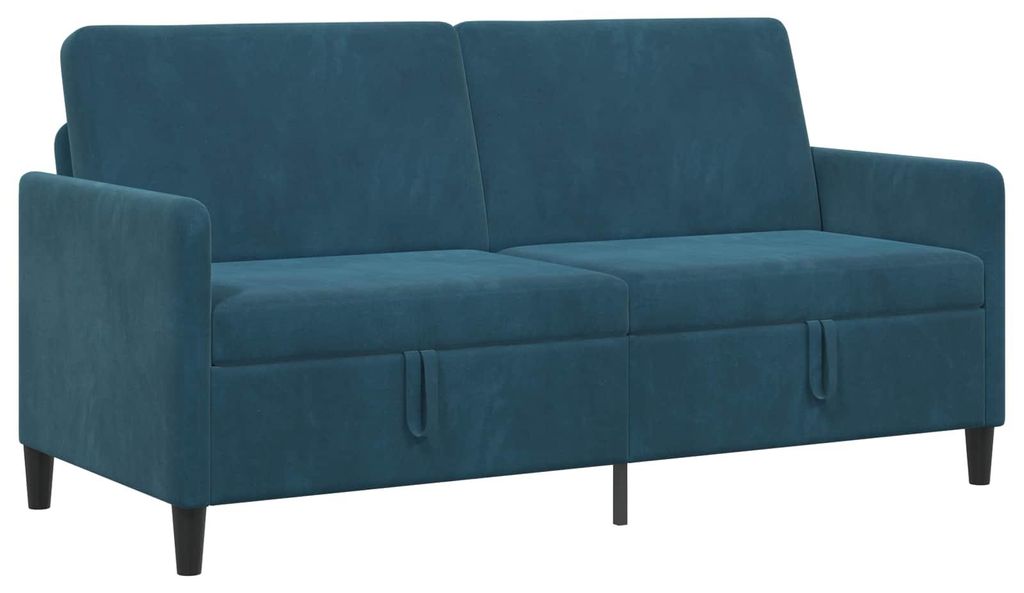 vidaXL Sofa mit Stauraum Blau 172 x 78 x 87 cm Polyester