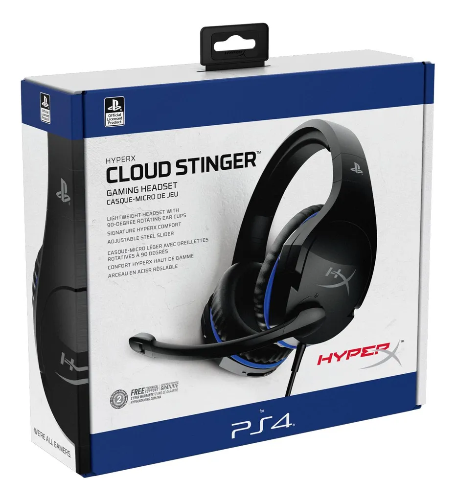 HyperX Cloud Stinger Casque PS4 Audio Immersif et Mousse à Mémoire Forme - 7