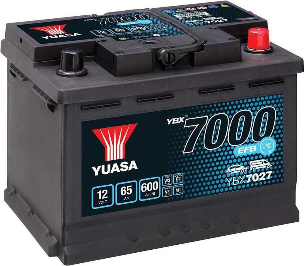 YUASA YBX7027 EFB 12V 65 Ah 600A (EN) Produktbild 