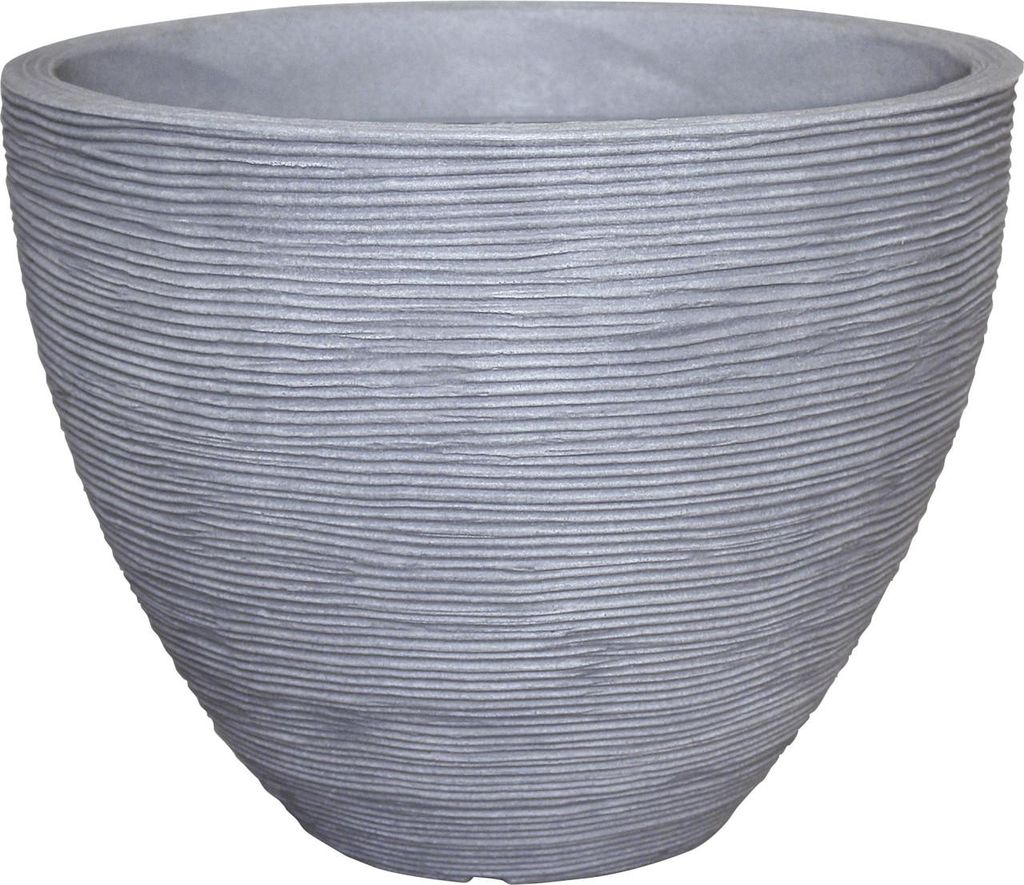 Geli Pflanztopf mit Rillen Ø 40 x 31 cm betonfarbe Produktbild 