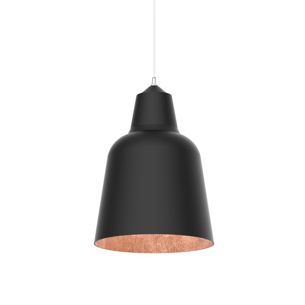Dong Pendelleuchte Schwarz Blatt