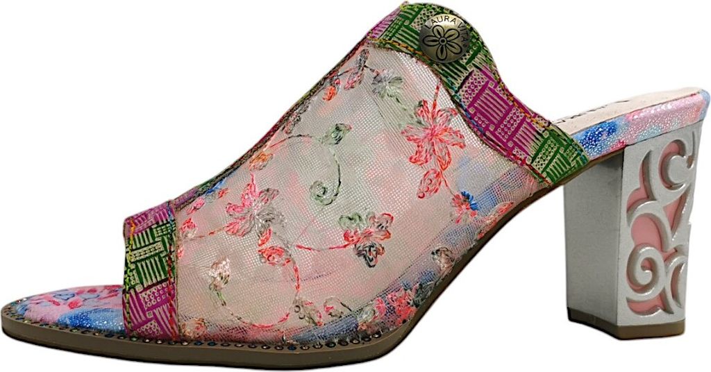 Laura Vita Pantoletten Pantoletten Leder/Textil