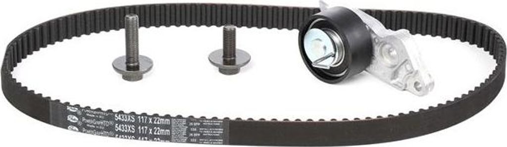 GATES K025433XS Zahnriemensatz für FORD Fiesta Mk5 Schrägheck (JH1, JD1, JH3, JD3) 117-Zähne