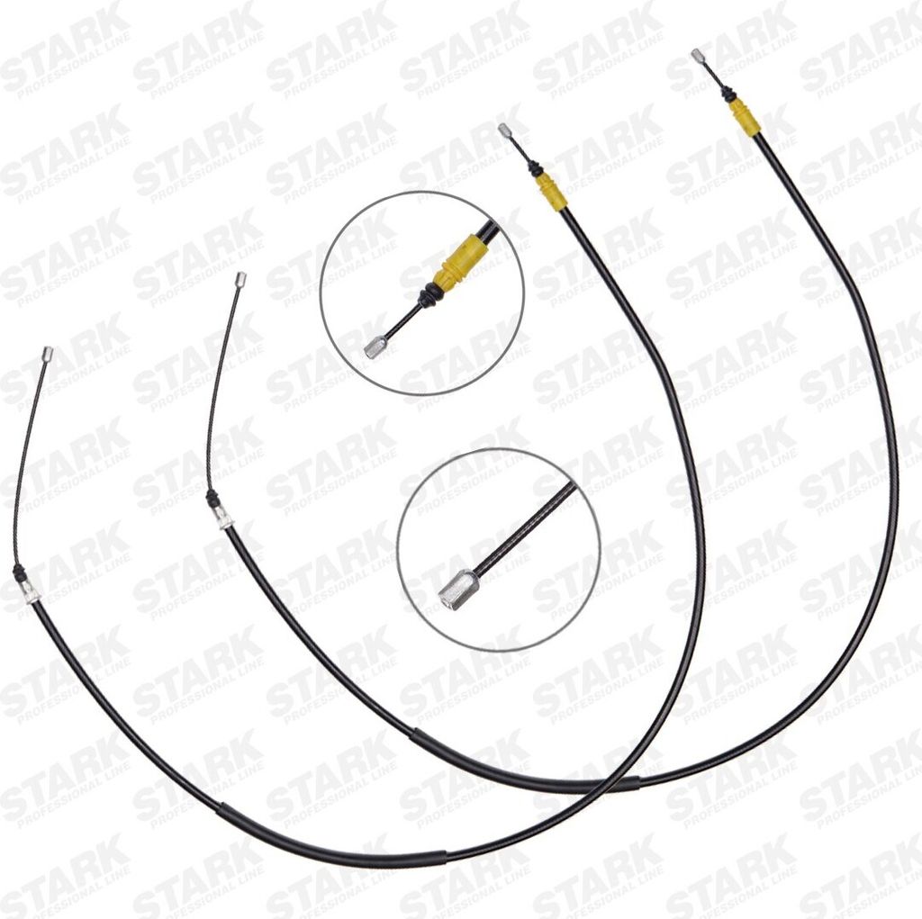 STARK SKCPB-1051081 - OE 4745H8 Handbremsseil, hinten für Saxo, 106 II