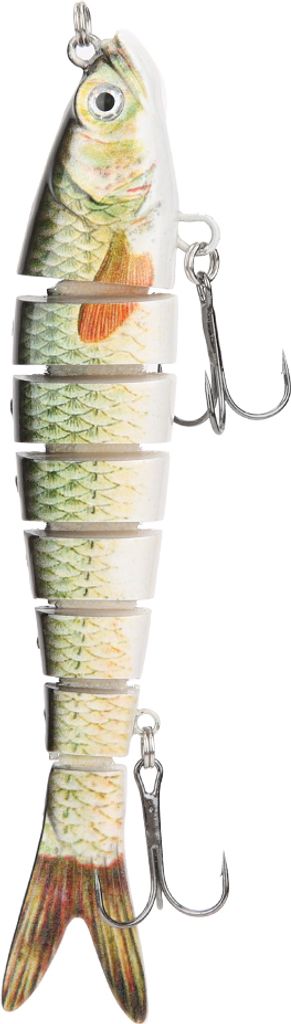 Angelköder, Multi-teilige Schwimmköder, Sinkend, für Barsch (13,5 cm/27 g), 4#