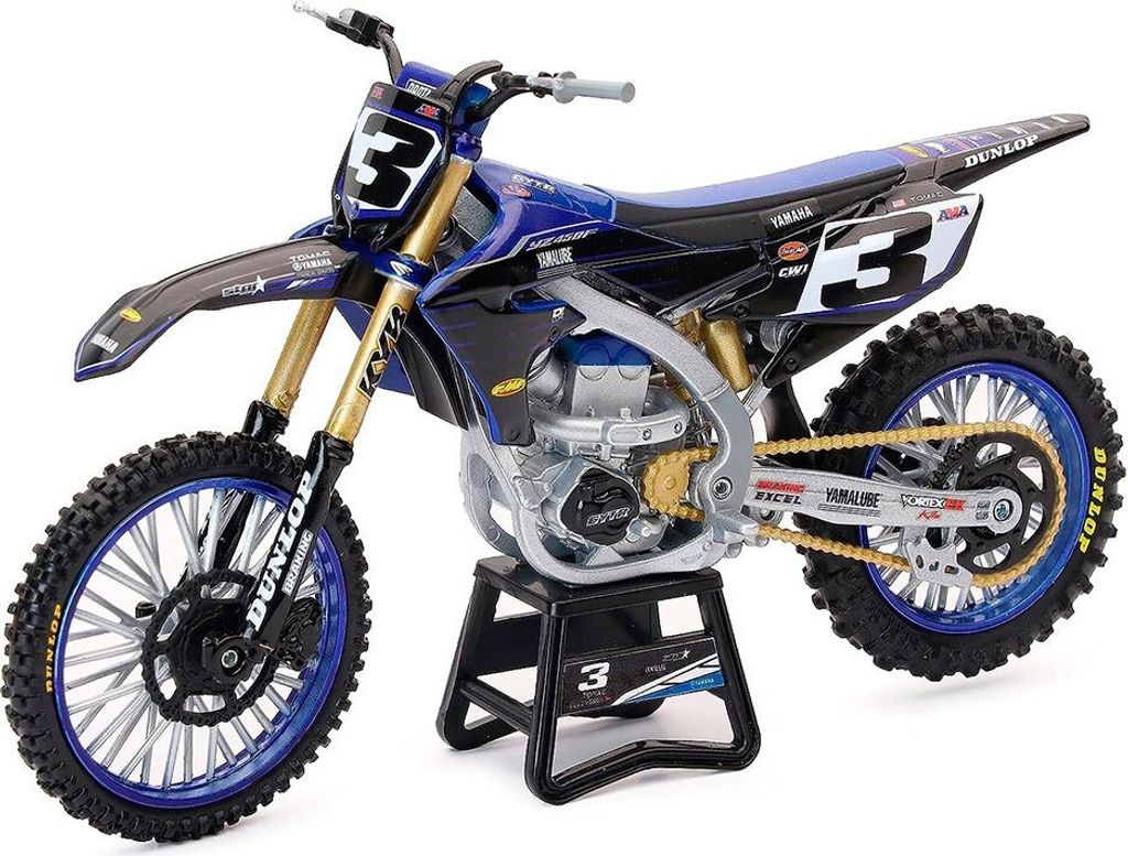 New Ray 1:12 Yamaha Factory Team Yz450f Eli Tomac Motorrad Silber Silber One Size