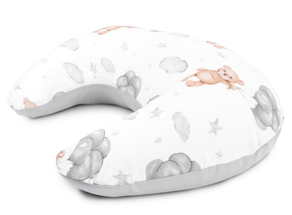 Amilian Stillkissen Klein – kompaktes Schwangerschaftskissen & Lagerungskissen für Mama & Baby – Seitenschläferkissen 60x42 cm, waschbar