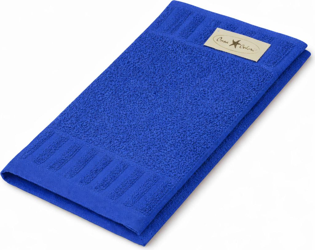Casa Colori Frottier Seiftuch 30x30cm 30 x 30 cm royal Hohe Farbbrillanz, Einfache Pflege