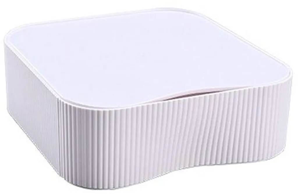 Boîte de rangement pour fournitures scolaires, bac blanc empilable