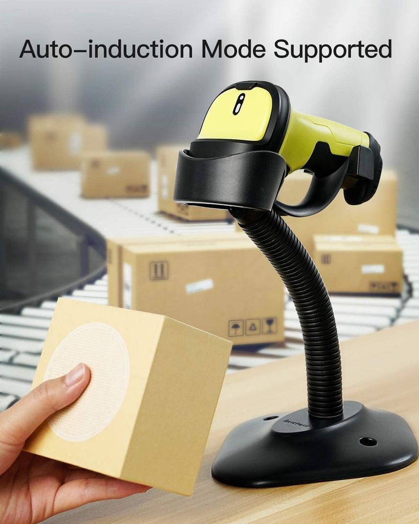Inateck Barcode Scanner Wireless 2.4 GHz, 35 m Reichweite, Produktbild 6