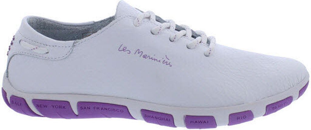 TBS JAZARU Segelschuh, Dream Cruiser (Glattleder), Wechselfußbett, Extra Blanc+Orchidee F7M17 40