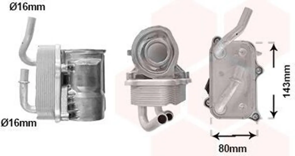 Scambiatore Olio VAN WEZEL 30013725 Mercedes-Benz W211 W203 VITO