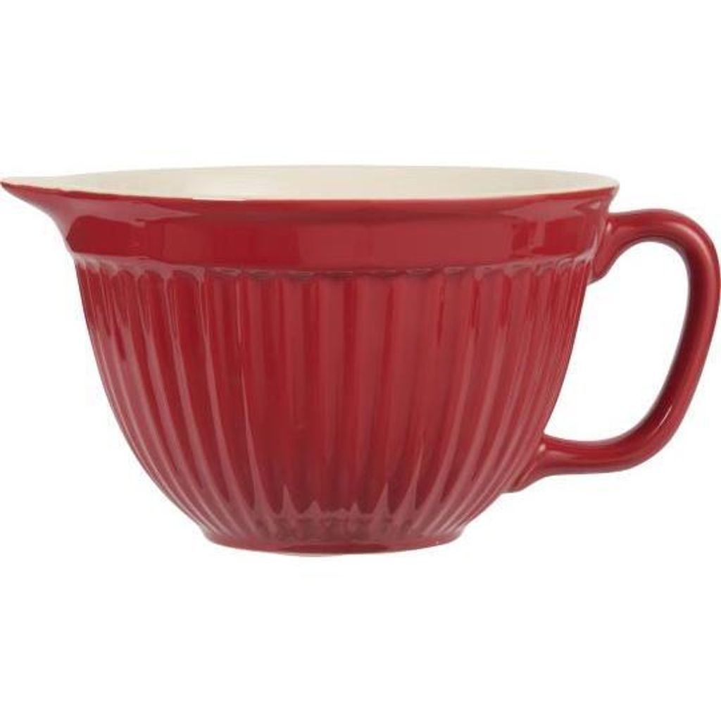 IB Laursen MYNTE Rührschüssel Rot Keramik Geschirr STRAWBERRY 1700 ml Schale