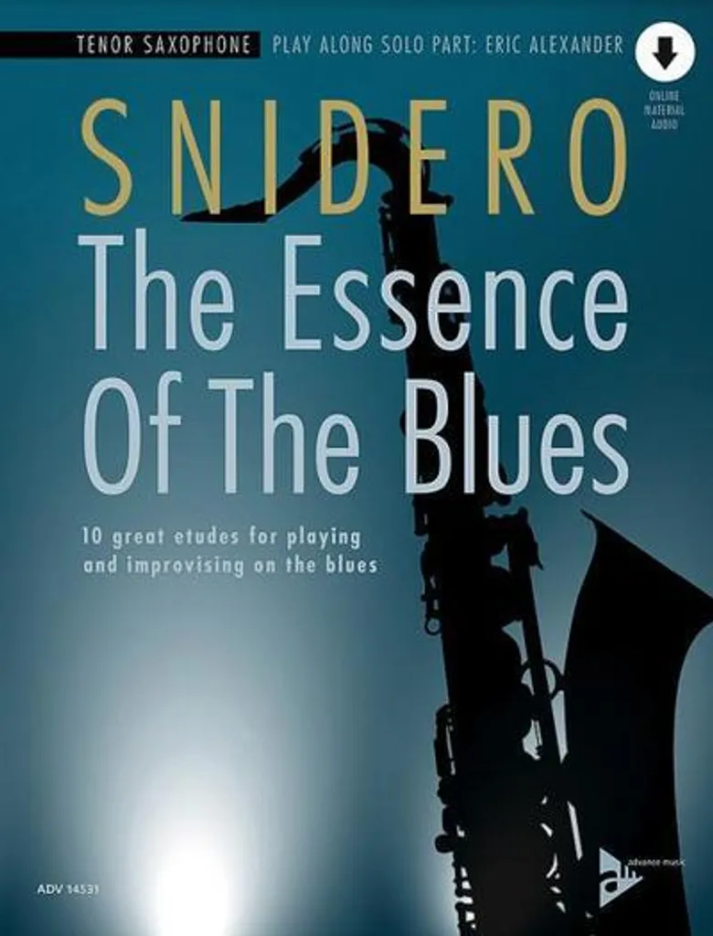 Livre de Partitions Saxophone Ténor The Essence Of The Blues avec Audio
