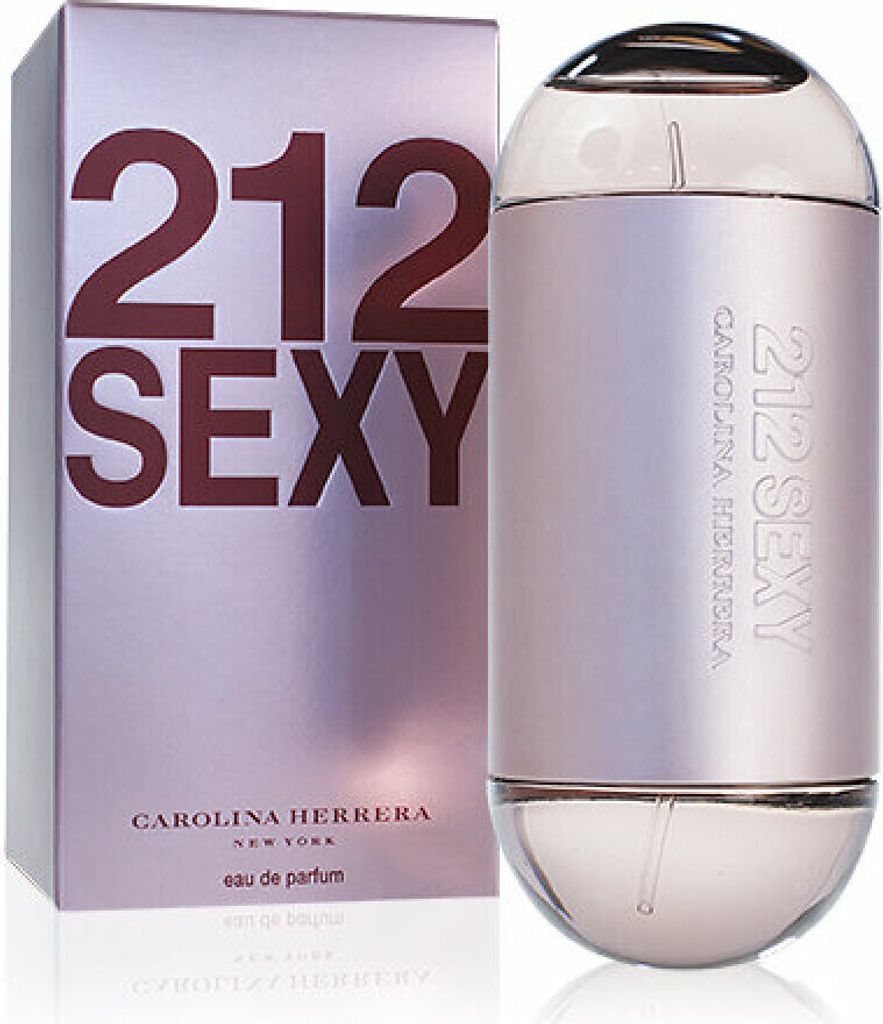 A perfume bottle and its box are displayed side-by-side on a white background.