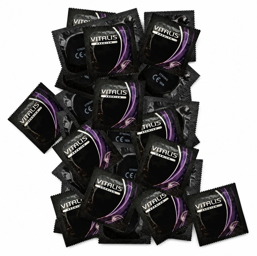 VITALIS Strong - 100 préservatifs extra sûrs Image du produit  Image générée par une IA