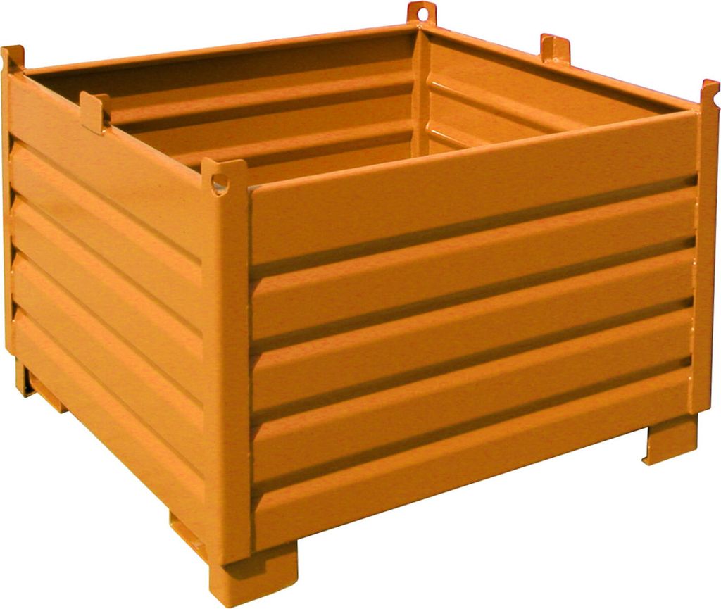 Bauer Sammelbehälter-System SBS 1000, lackiert, Gelborange