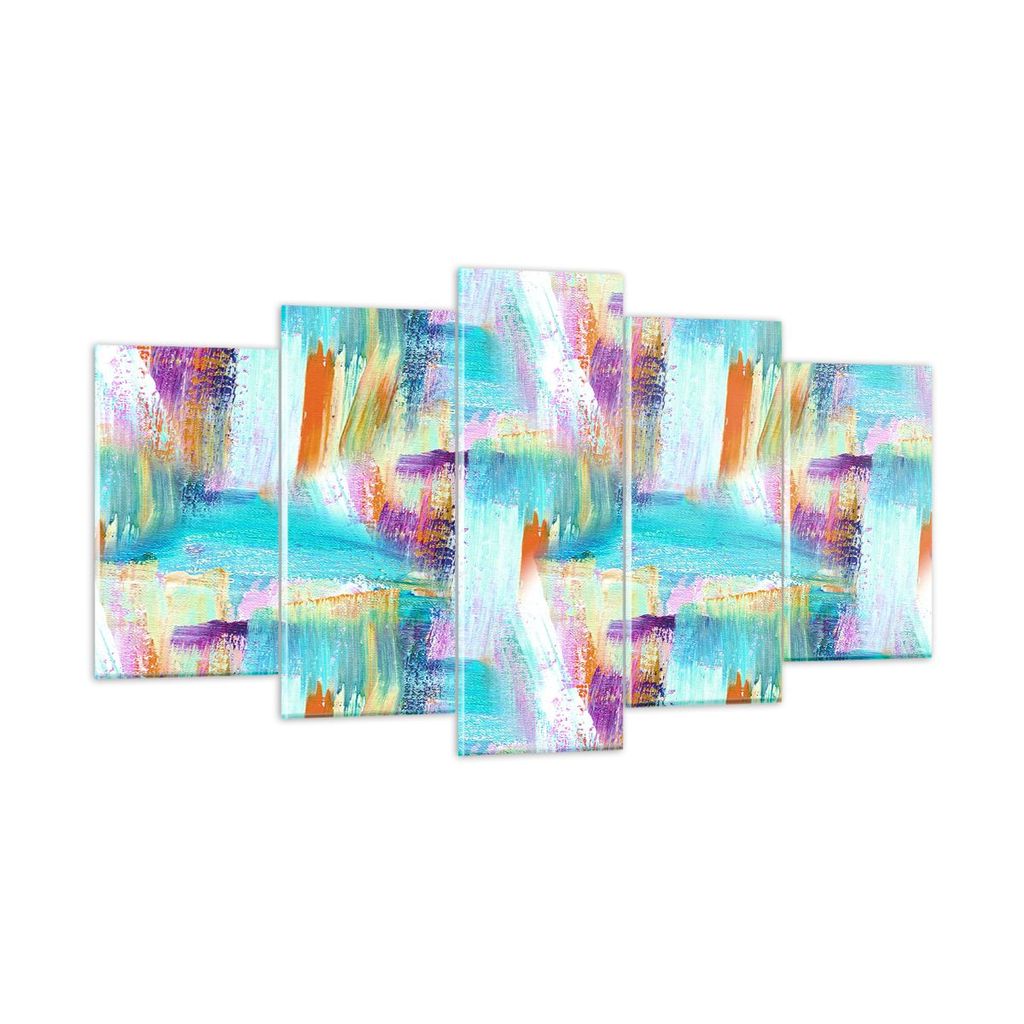 Bilder auf glas - Abstraktion modern - 160x85cm - Glasbilder - Wandbilder - Kunstdruck - zum Aufhängen bereit - Wanddekoration aus Glas - Glas Bil...