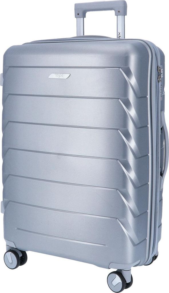 DYX 4 Rollen Trolley M 65,5 cm Washington silber : silber Farbe vom Hersteller: silber
