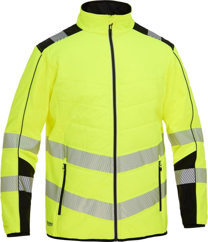 Bisley Workwear Bisley Warnschutz-Softshelljacke ROBEY 276530 Gr. L gelb