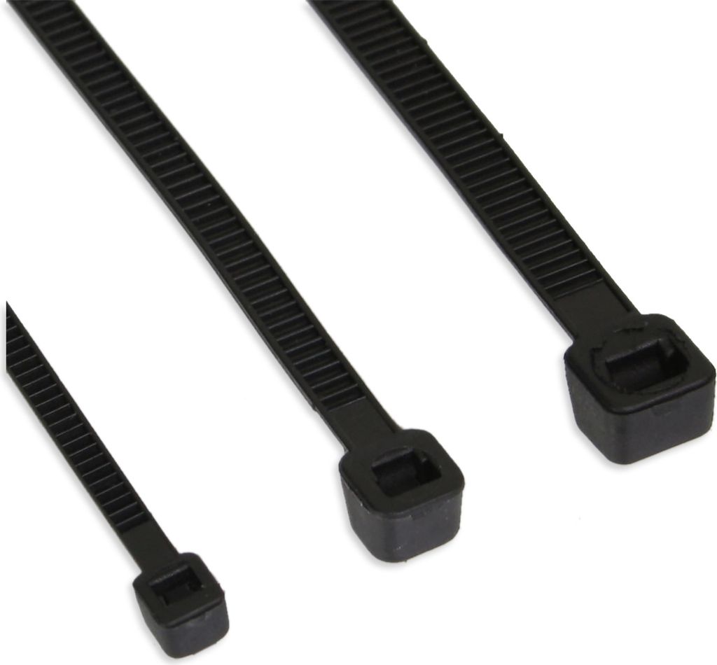 InLine Kabelbinder, Länge 450mm, Breite 7,2mm, schwarz, 100 Stück