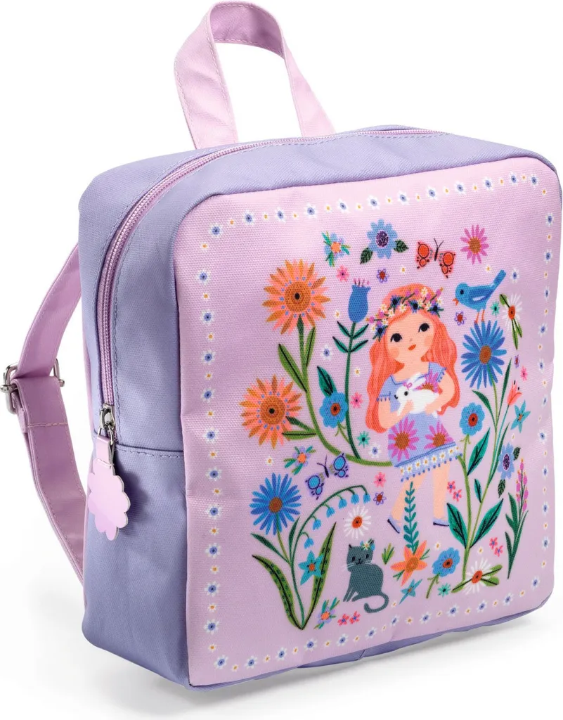 3 Pezzi Zaino Sirena Per Bambina 40 Cm Con Portapranzo E Giocattolo - Leggero, Impermeabile, Zaino Asilo E Scuola Materna - Viola Pesce