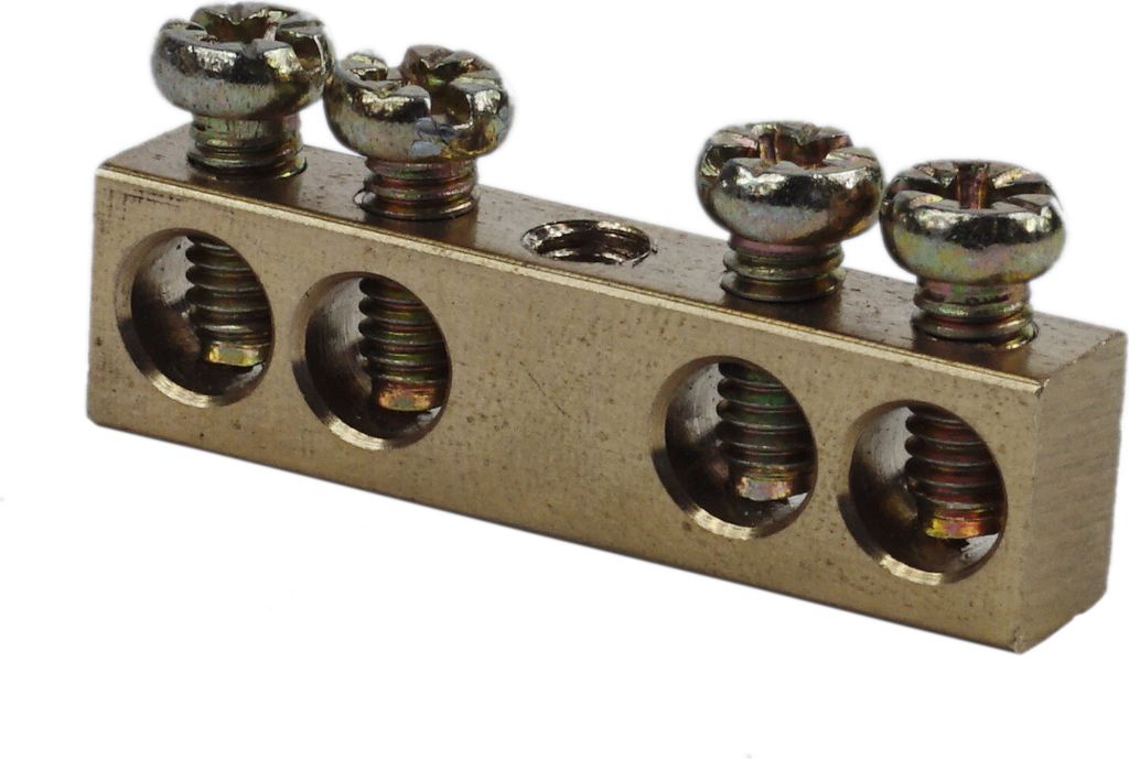Sammelklemme Verteilerklemme Verbindungsklemme für Hutschiene 4 x 16mm²