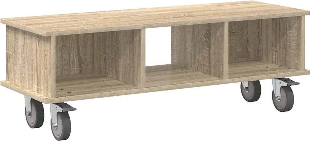 SYFAX™ Supporto TV Rovere Sonoma 100 x 35 x 35 cm Legno multistrato