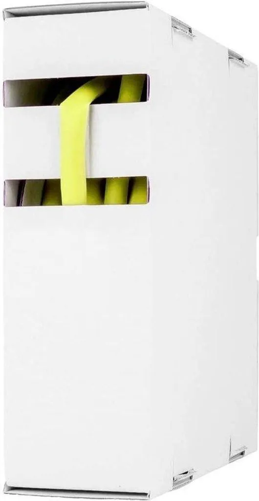 Gaine thermorétractable jaune 25-40 mm 5m ratio 2:1 sans colle