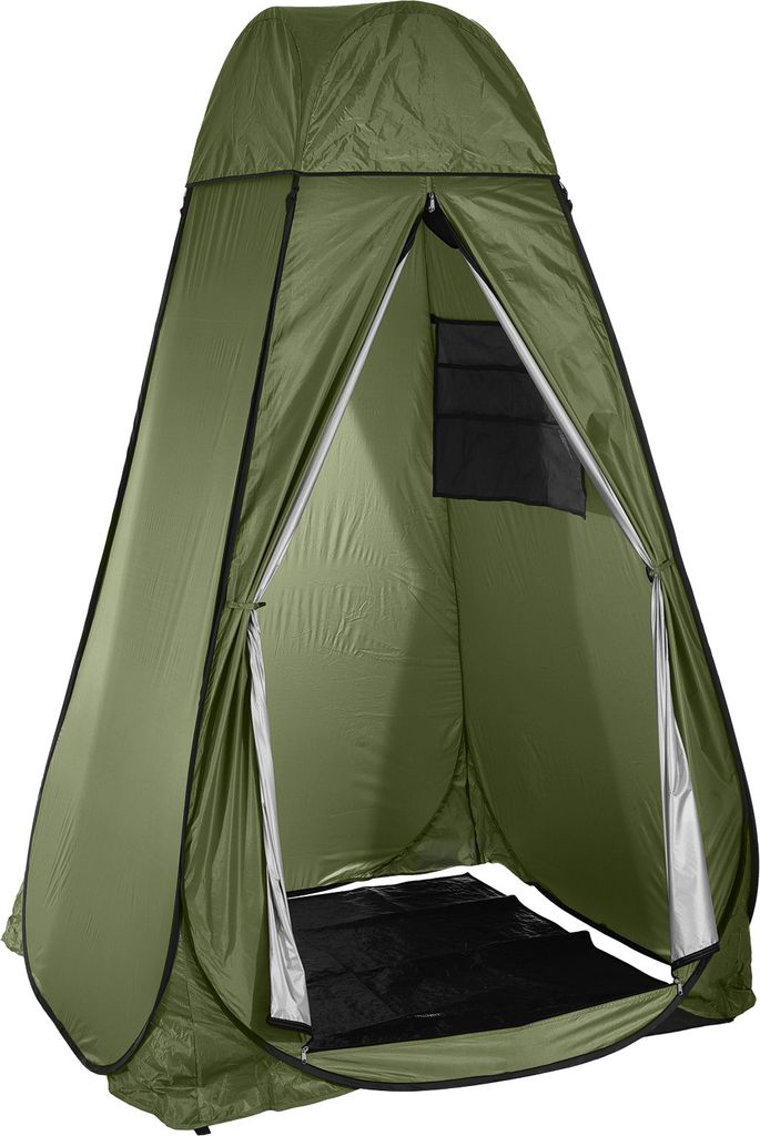 Pop-Up-Duschzelt mit Sichtschutz, tragbares Toilettenzelt fuer den Aussenbereich, Umkleidezelt fuer das Wandern am Strand, Picknick