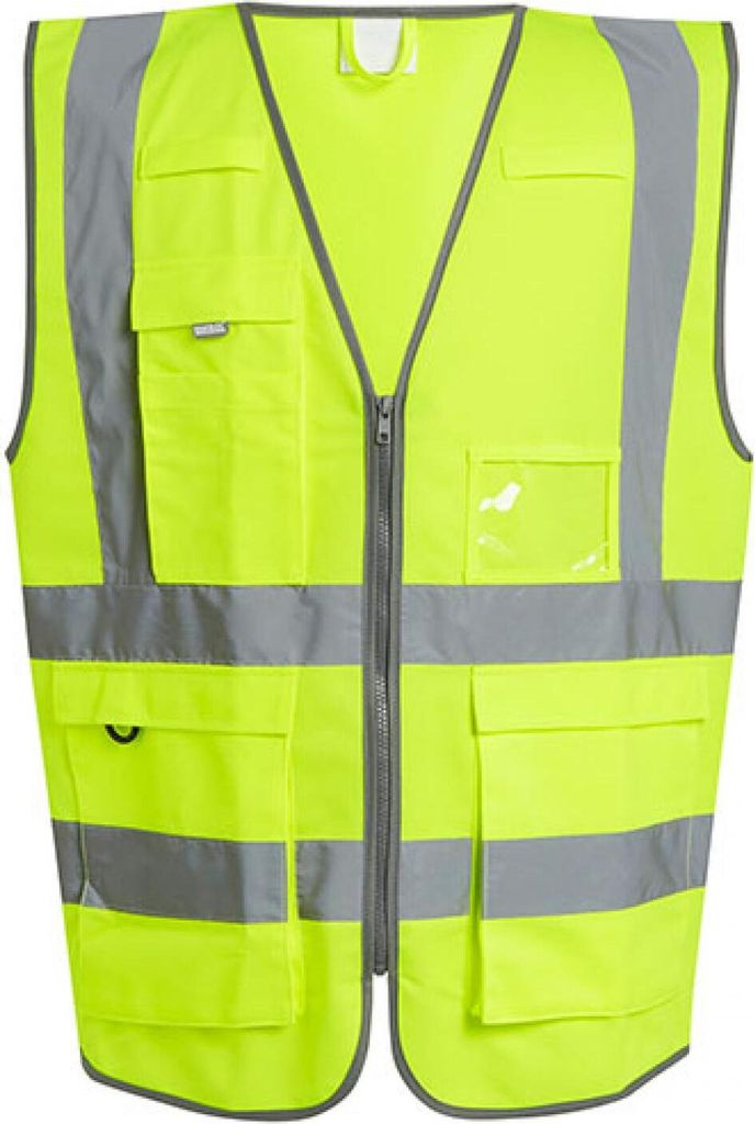 Regatta Professional TRS251 | Pro Hi-Vis Executive Vest Warnweste - Farbe: Yellow - Größe: 3XL