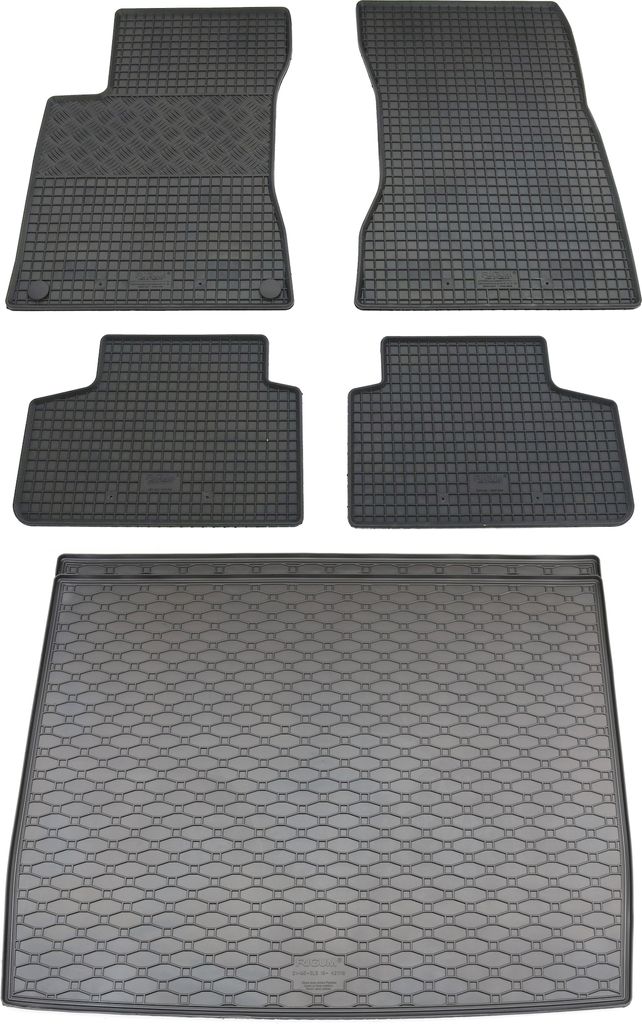 Rigum Gummi Fußmatten + Kofferraumwanne im Set für Mercedes GLB X247