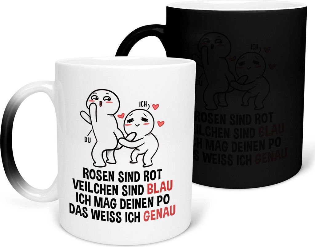 22Feels Zaubertasse Paar Jahrestag Geschenk Hochzeitstag Ehefrau Ehemann Valentinstag Sie Ihn Freund Freundin Geburtstag Weihnachten Liebe Paar Ges...