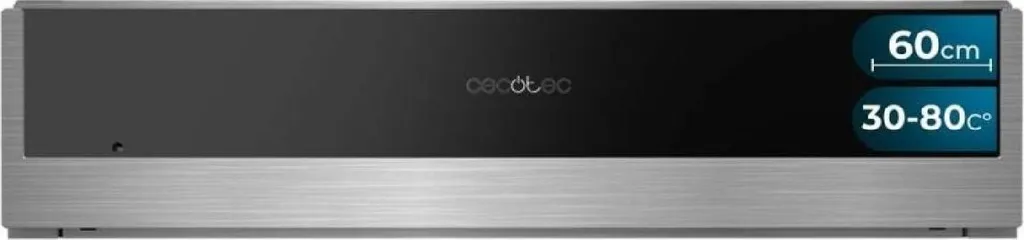 Tiroir Chauffe-plat Encastrable 60cm Bolero Hexa WD Edge 470W Noir Inox