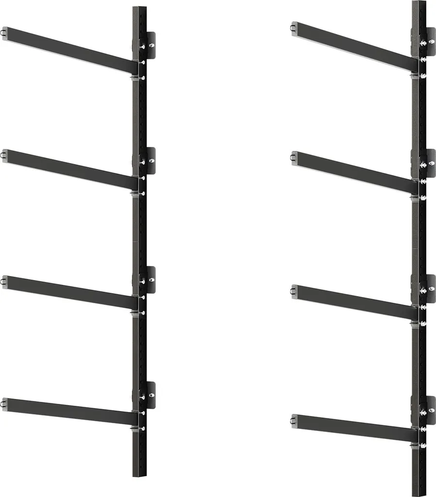 Support mural réglable 136kg pour kayaks et paddle en acier renforcé