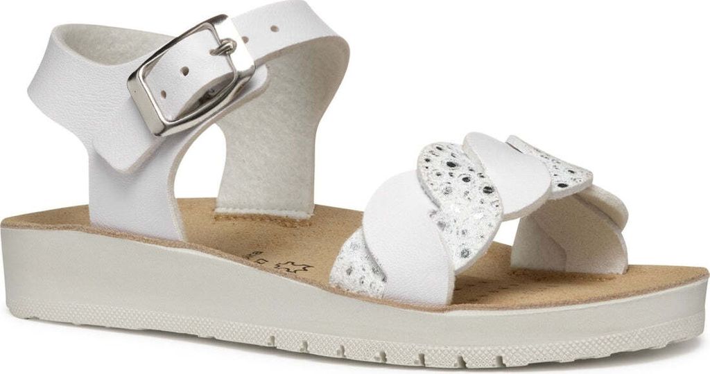 Geox Mädchen Klassische Sandalen J55EAE 054BJ C1000 Farbe: Weiß Größe: 28